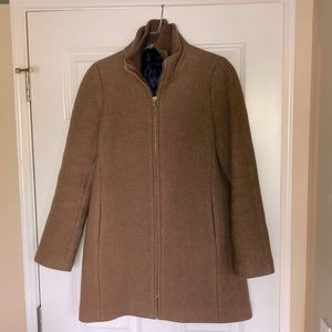 J. Crew Italian Wool Coat in Camel
